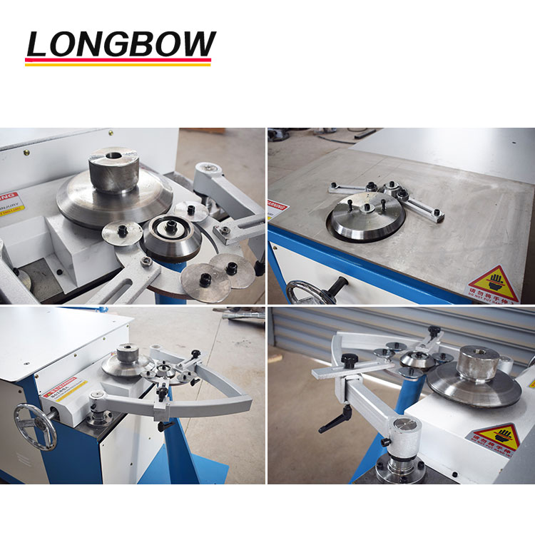 WTS-1.2x1250 professional tube end forming shrimp elbow beading machine