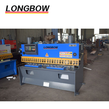 guillotine plate hydraulic shear machine and electric cnc metal shearing