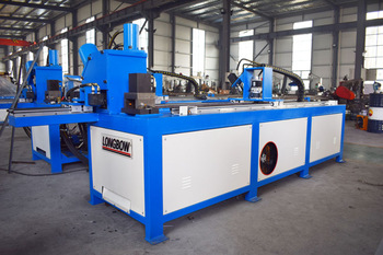 Square duct angle steel flange machine,CNC angle steel flange production line