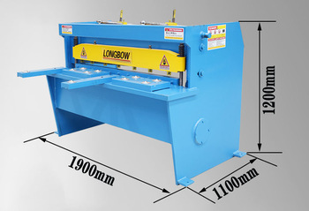 Small Q11-2x1500mm Aluminum plate cutting machine Mini Mechanical shearing machine