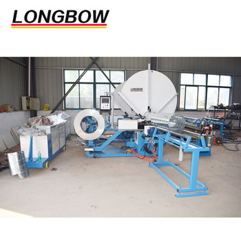 Galvanized duct manufacturing equipment spiral duct forming machine